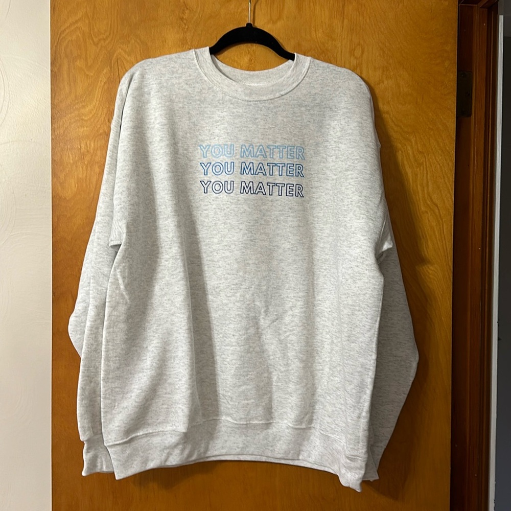 Heather Gray Crew Neck Sweatshirt